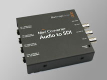 Black Magic Mini Audio to SDI