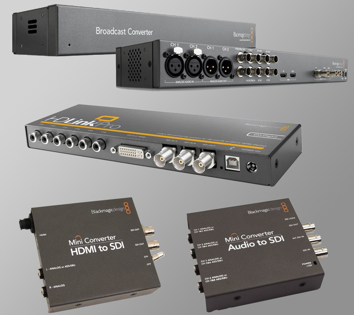 Blackmagic Broadcast Format Converters